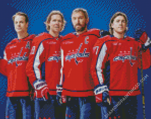 Washington Capitals Team Players Diamond Paintings