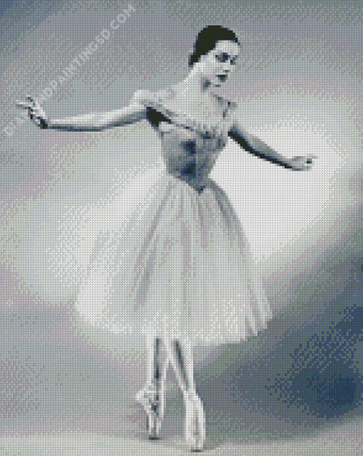 Black And White Ballerina Maria Tallchief Diamond Paintings