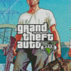 Grand Theft Auto Video Game Diamond Paintings