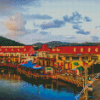 Honduras Roatan Port Diamond Paintings