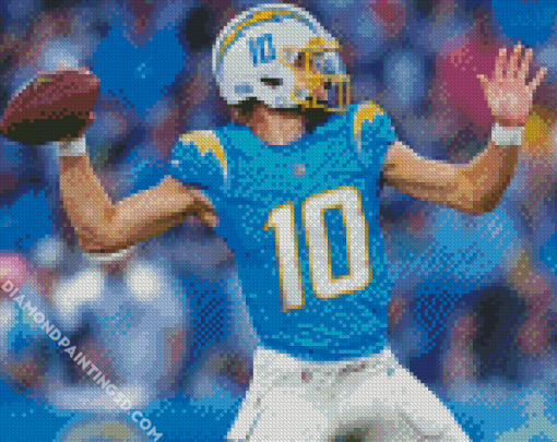 Justin Herbert LA Chargers Sport Diamond Paintings