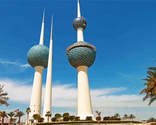 Kuwait Towers Diamond Paintings