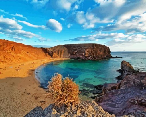 Landschaft Lanzarote Diamond Paintings