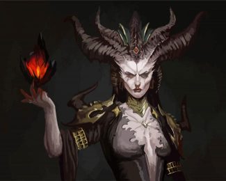 Lilith Queen Of Dark Diamond Paintings
