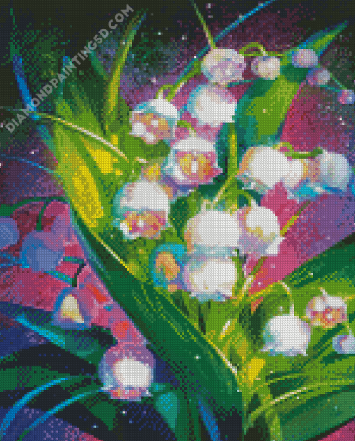 Lily of Valley Bouquet Diamond Paintings