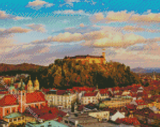 Ljubljana Castle Diamond Paintings