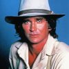 Michael Landon In Hat Diamond Paintings