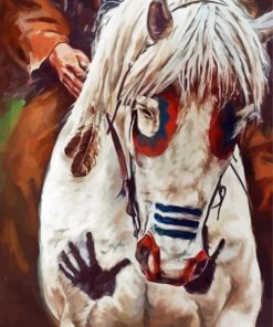 Native American Horse Diamond Paintings