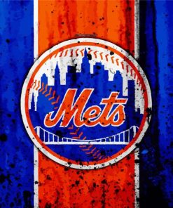 New York Mets Baseball Logo Diamond Paintings