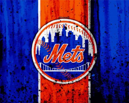 New York Mets Baseball Logo Diamond Paintings