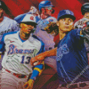 Aesthetic MLB Player Diamond Paintings