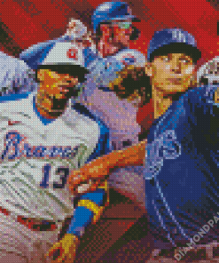 Aesthetic MLB Player Diamond Paintings