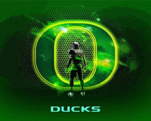 Oregon Ducks Football Diamond Paintings