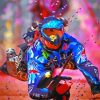 Paintball Game Player Diamond Paintings