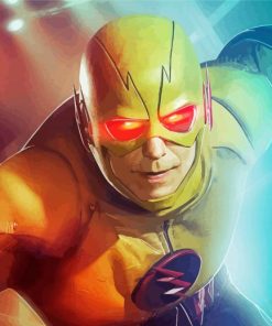 Reverse Flash Character Diamond Paintings