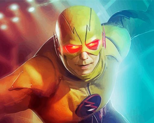 Reverse Flash Character Diamond Paintings