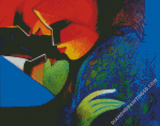 Abstract Soulmate Lovers Diamond Paintings