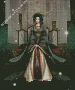Asian Emerald Princess Diamond Paintings