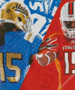 Cool Collage Football Players Diamond Paintings