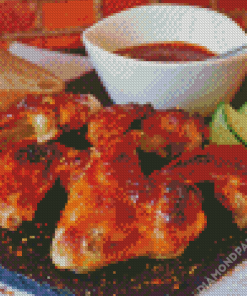 Grilled Chicken Wings Diamond Paintings