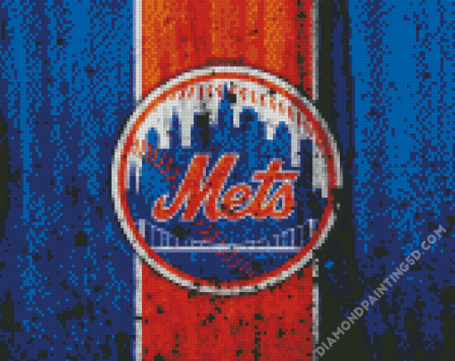 New York Mets Baseball Logo Diamond Paintings