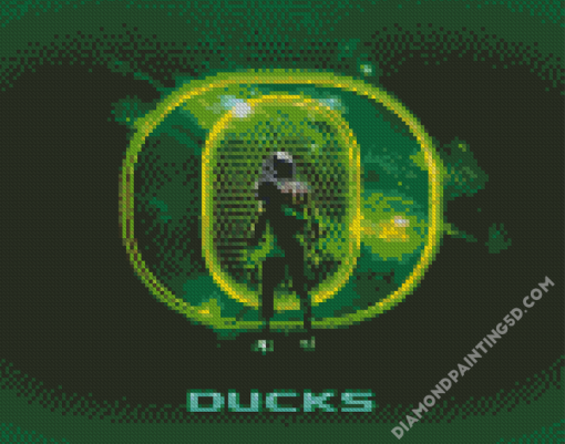 Oregon Ducks Football Diamond Paintings