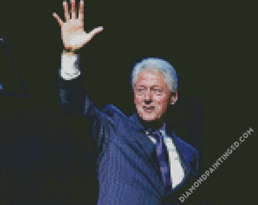 President Bill Clinton Diamond Paintings