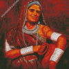 Rajasthani Girl Art Diamond Paintings