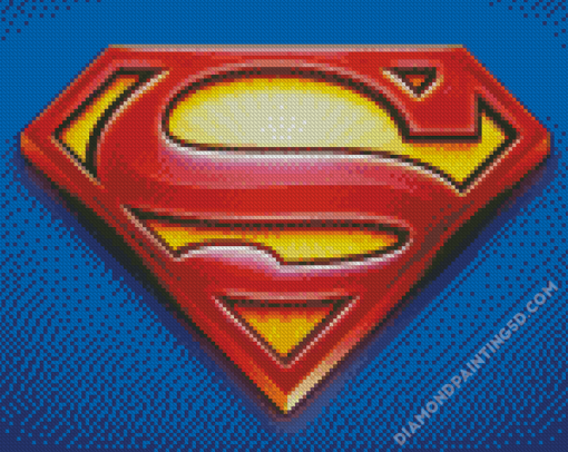 Aesthetic Superman Symbol Diamond Paintings