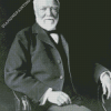 Black And White Andrew Carnegie Diamond Paintings