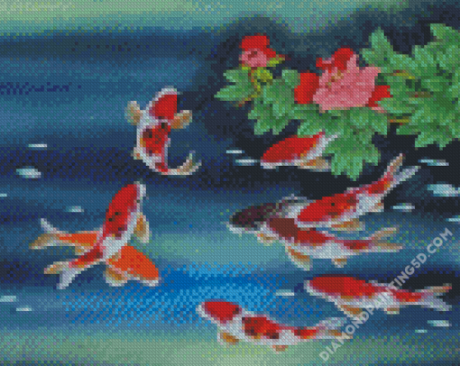 Japanese Fish Diamond Paintings