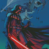 Skywalker And Death Star Diamond Paintings