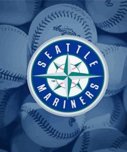 Seattle Mariners Baseball Team Logo Diamond Paintings