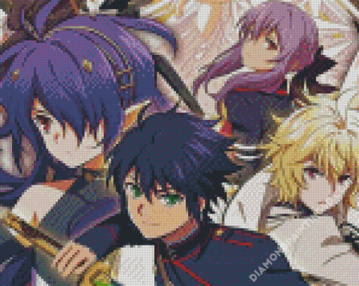 Seraph Of The End Anime Characters Diamond Paintings