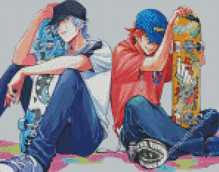 Sk8 The Infinity Characters Diamond Painting 