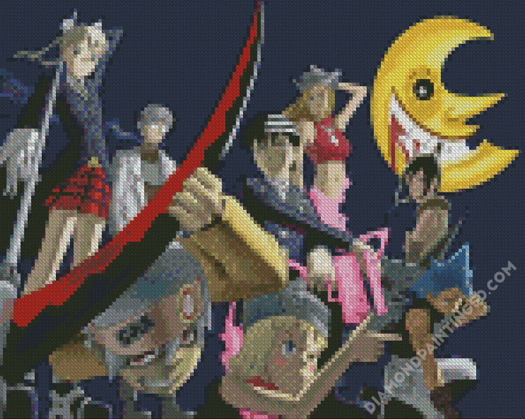Soul Eater Anime Characters Diamond Painting 