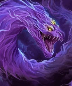 Spirit Purple Dragon Diamond Paintings