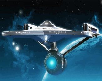Star Trek USS Starship Entreprise Diamond Paintings