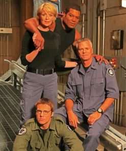 Stargate SG1 Actors Diamond Paintings