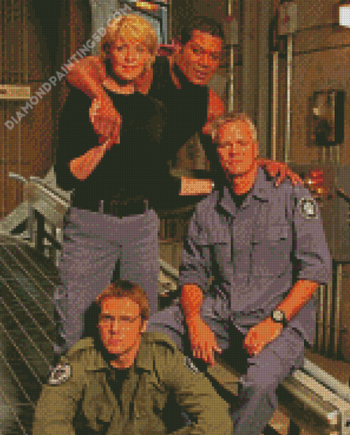 Stargate SG1 Actors Diamond Paintings