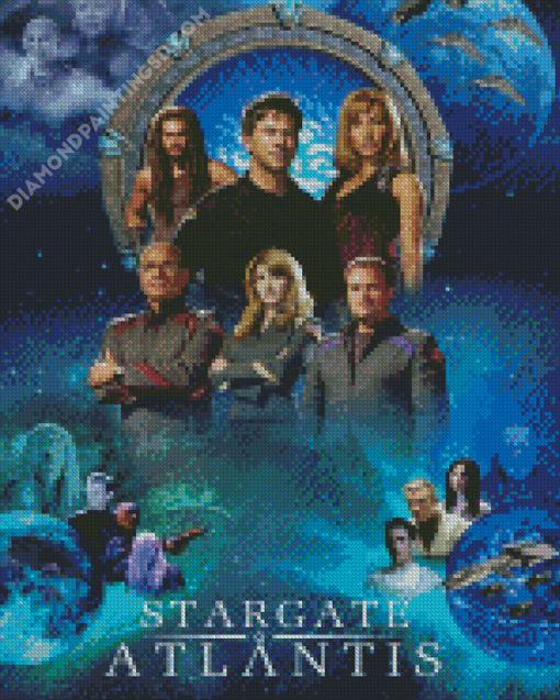 Stargate Atlantis Serie Poster Diamond Paintings