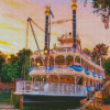 The Disneyland Steamboat Diamond Paintings