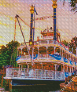 The Disneyland Steamboat Diamond Paintings