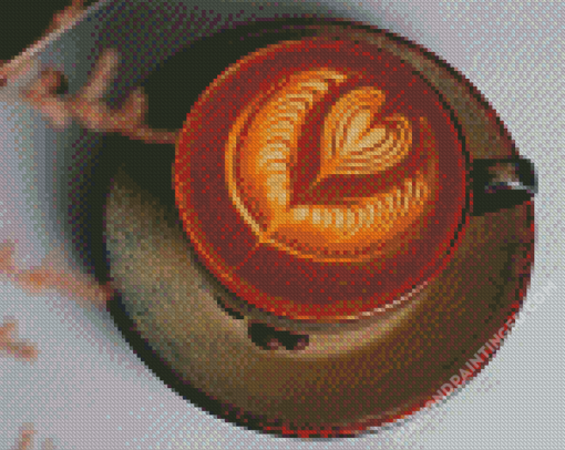 The Latte Cup Diamond Paintings