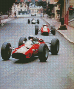 Vintage Formula 1 Cars Diamond Paintings