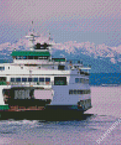 Washington Ferry Boat Diamond Paintings