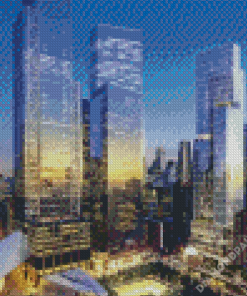 World Trade Center by Night Diamond Paintings