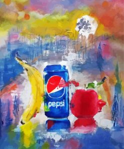 Abstract Pepsi Diamond Paintings