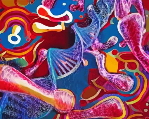 Abstract DNA Diamond Paintings