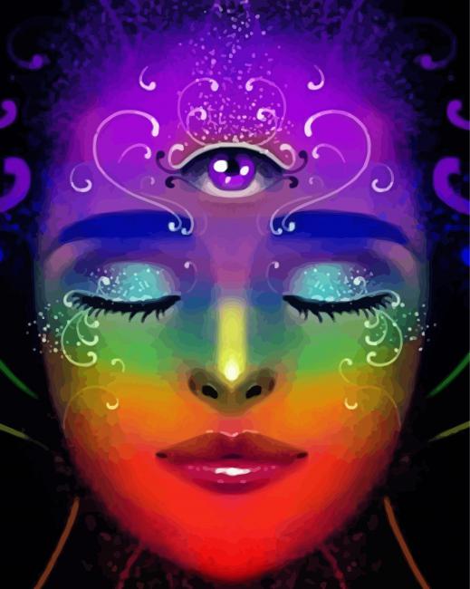 Colorful Psychedelic Art - 5D Diamond Painting - DiamondByNumbers